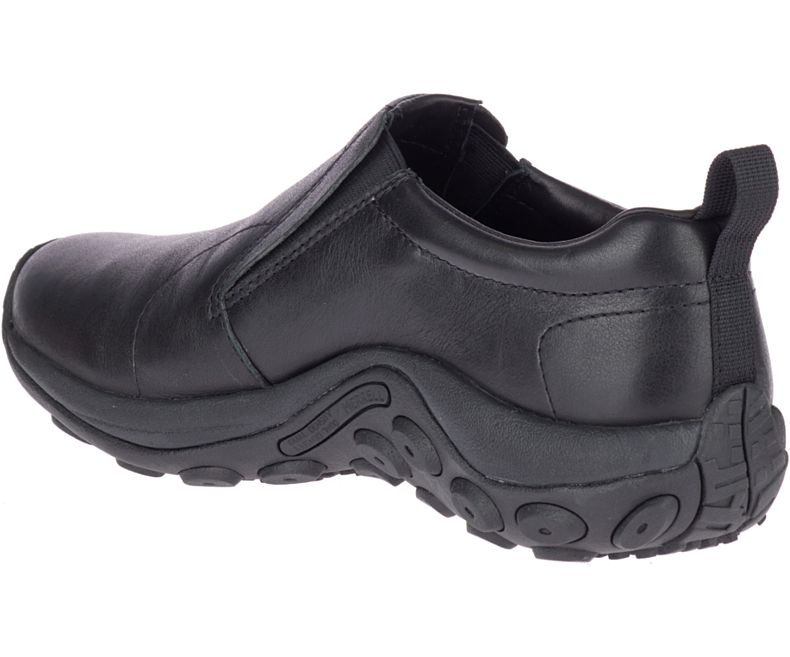 Merrell Jungle Moc Lær 2 Slip On Sko Herre Svarte | 39618M-2SA