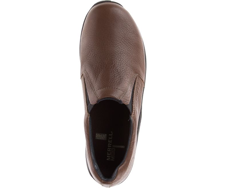 Merrell Jungle Moc Lær Tresko Herre Brune | 17704M-2CB