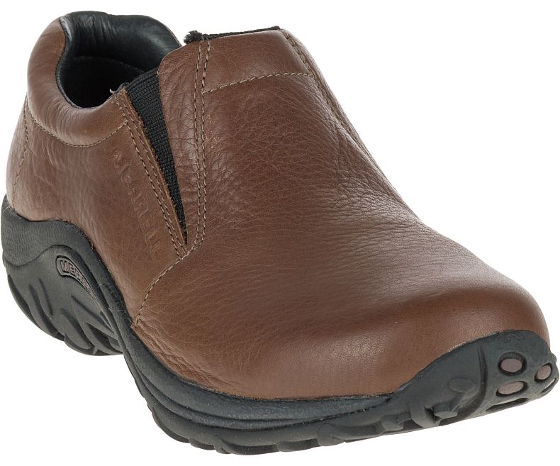 Merrell Jungle Moc Lær Tresko Herre Brune | 17704M-2CB