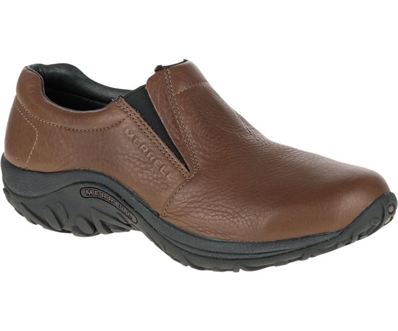 Merrell Jungle Moc Lær Tresko Herre Brune | 17704M-2CB