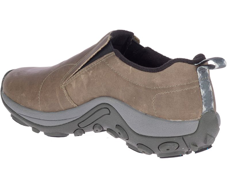 Merrell Jungle Moc Lær Vanntette Ice+ Slip On Sko Herre Brune | 35236M-2SB