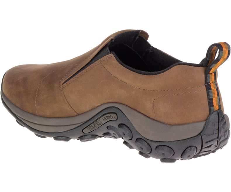 Merrell Jungle Moc Nubuck Brede Bredde Tresko Herre Brune | 17710M-2CB