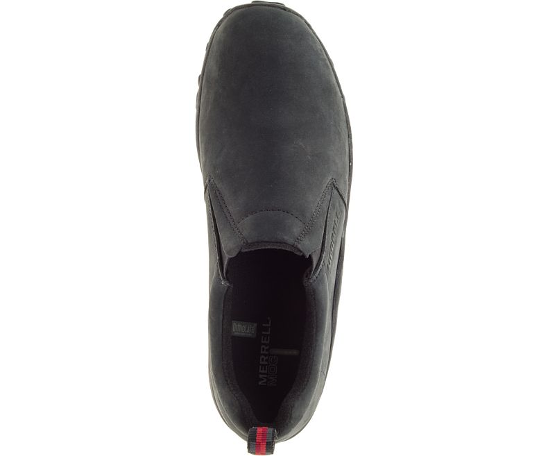 Merrell Jungle Moc Nubuck Slip On Sko Herre Svarte | 17705M-2SB