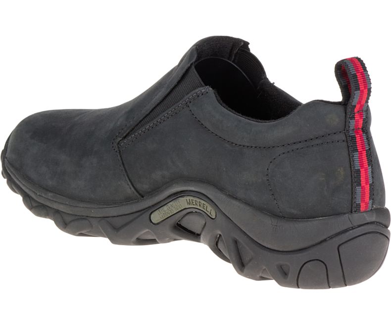 Merrell Jungle Moc Nubuck Tresko Herre Svarte | 17705M-2CB
