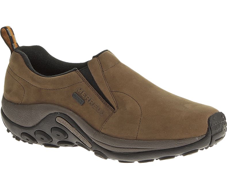 Merrell Jungle Moc Nubuck Vanntette Tresko Herre Brune | 16954M-2CB