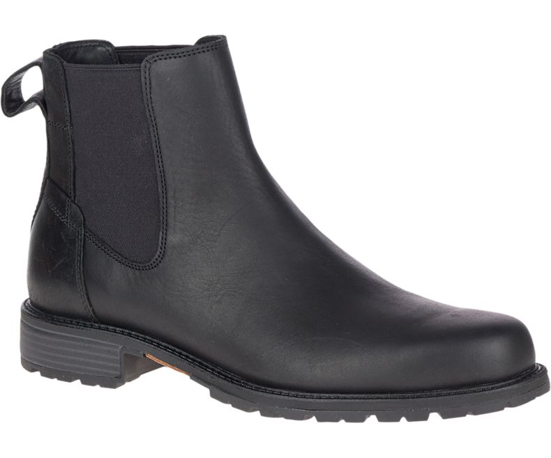 Merrell Legacy Chelsea Vanntette Støvler Herre Svarte | 41102M-2BB