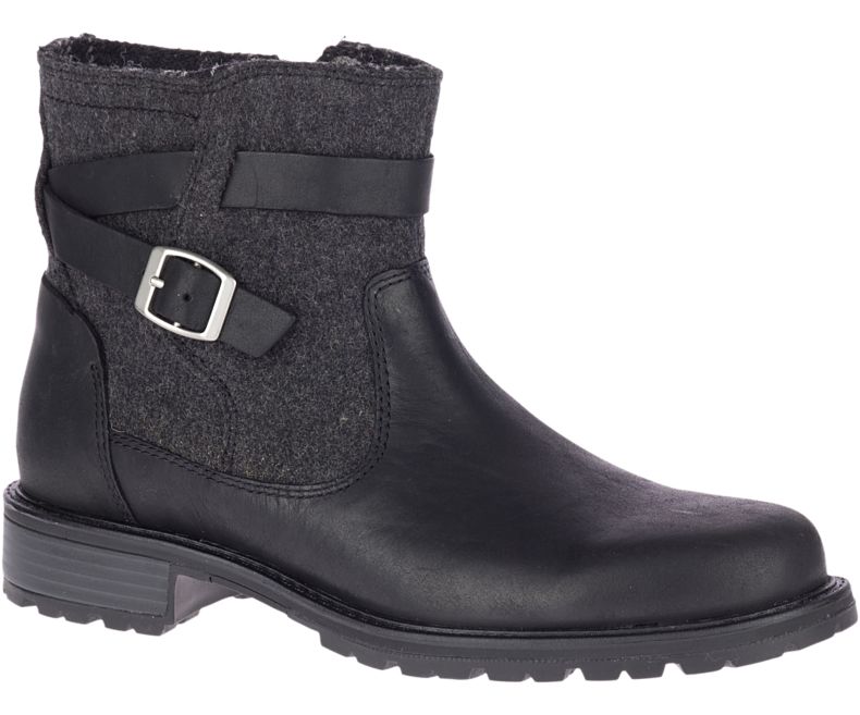 Merrell Legacy Spenne Vanntette Støvler Dame Svarte | 40969W-1BB