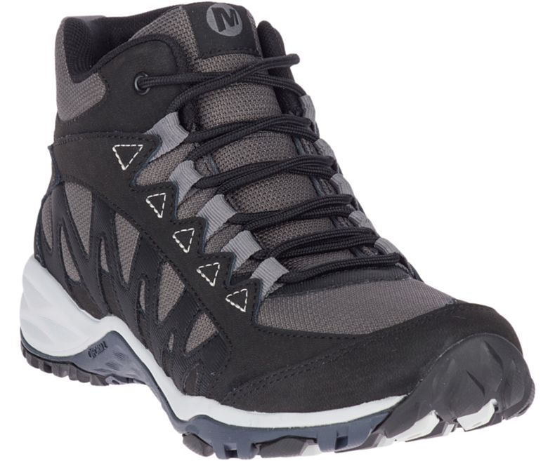 Merrell Lulea Mid Gåsko Dame Svarte | 41507W-1WB