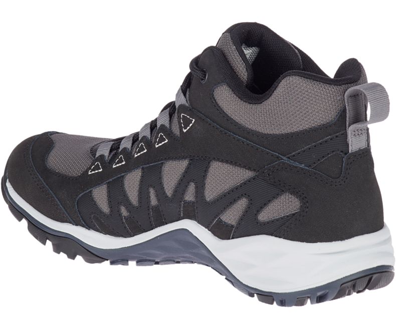 Merrell Lulea Mid Gåsko Dame Svarte | 41507W-1WB