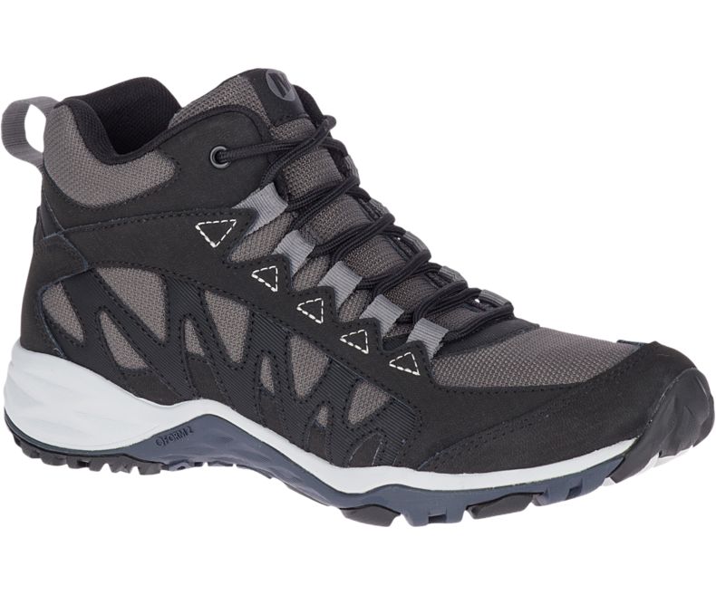 Merrell Lulea Mid Gåsko Dame Svarte | 41507W-1WB