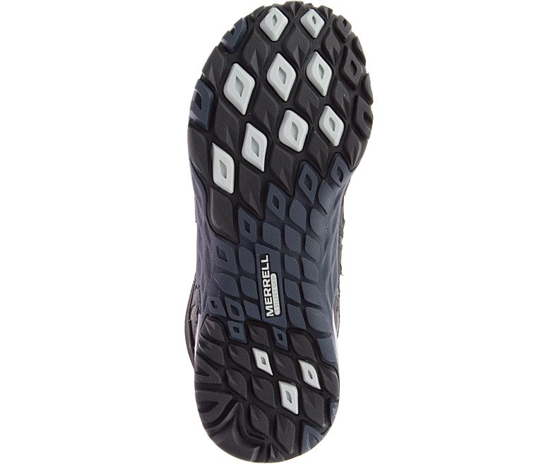 Merrell Lulea Mid Vanntette Fjellsko Dame Svarte | 41506W-1HB