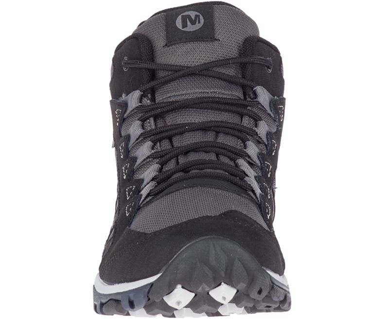 Merrell Lulea Mid Vanntette Fjellsko Dame Svarte | 41506W-1HB