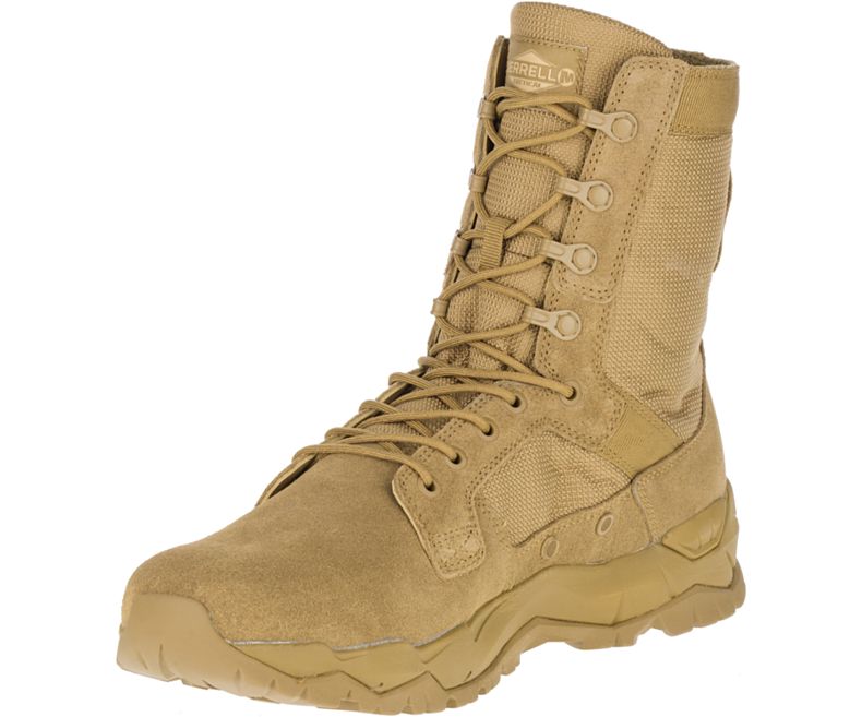 Merrell MQC Tactical Boot Brede Bredde Arbeidsstøvler Herre Khaki | 34546M-2WK