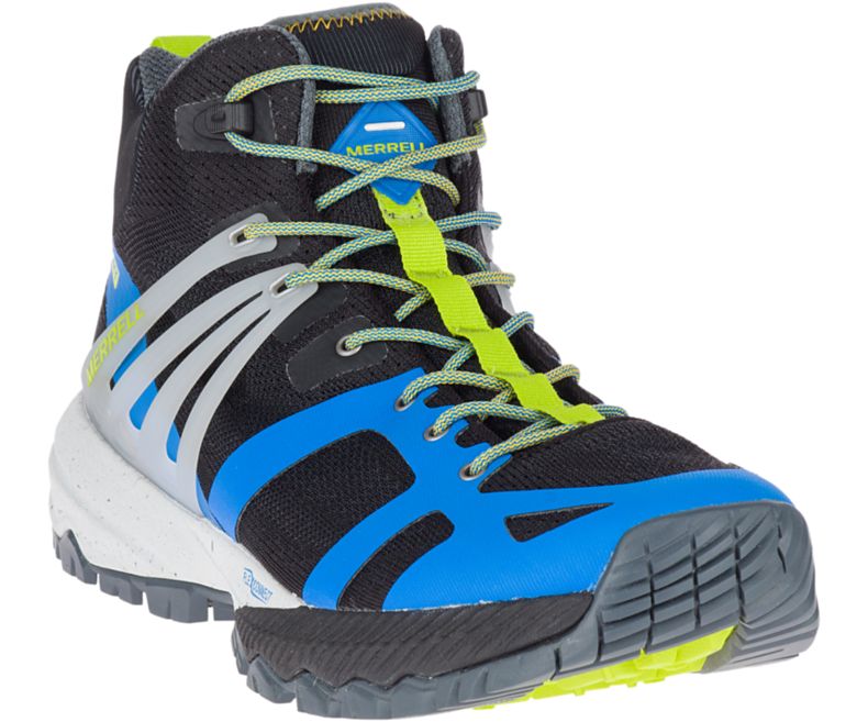 Merrell MQM Ace Mid Vanntette Joggesko Herre Blå Lyse Grønn | 36119M-2SB