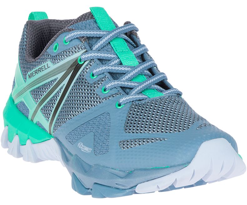 Merrell MQM Flex GORE -TEX® Fjellsko Dame Blå | 30867W-1HB