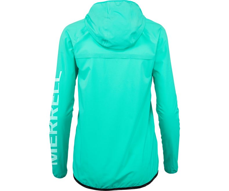 Merrell MQM Ultralite Pullover Hoody Lette Jakker Dame Turkis | 42749W-1LT