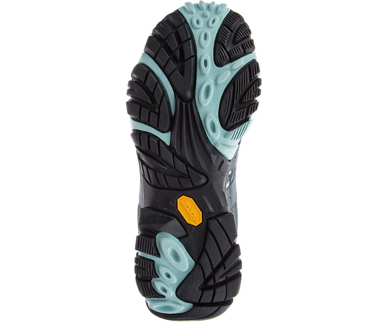 Merrell Moab 2 Mid GORE -TEX® Brede Bredde Fjellsko Dame Grønn | 27875W-1HG