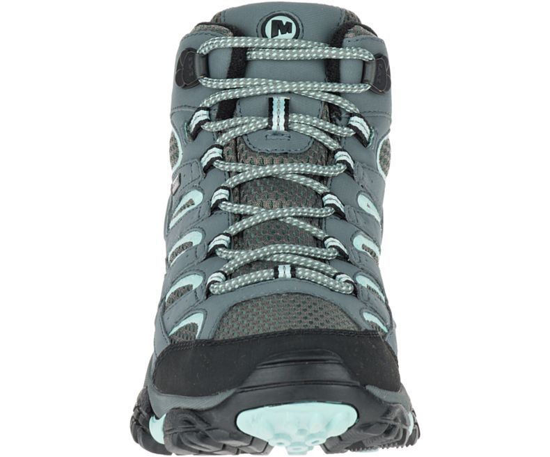 Merrell Moab 2 Mid GORE -TEX® Brede Bredde Fjellsko Dame Grønn | 27875W-1HG