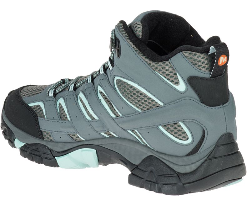 Merrell Moab 2 Mid GORE -TEX® Brede Bredde Fjellsko Dame Grønn | 27875W-1HG