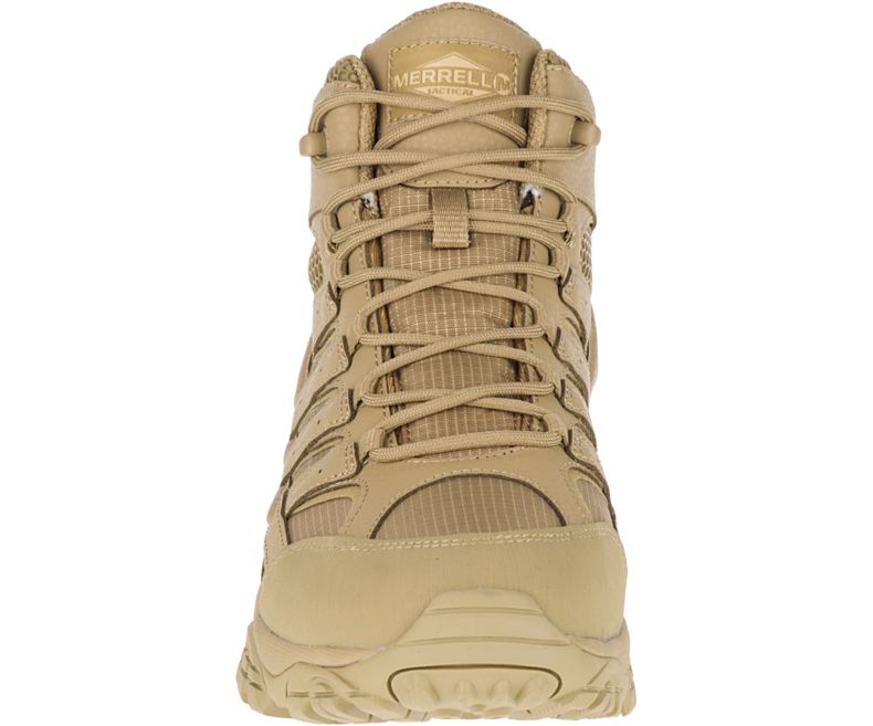 Merrell Moab 2 Mid Tactical Boot Brede Bredde Arbeidsstøvler Herre Khaki | 34542M-2WK