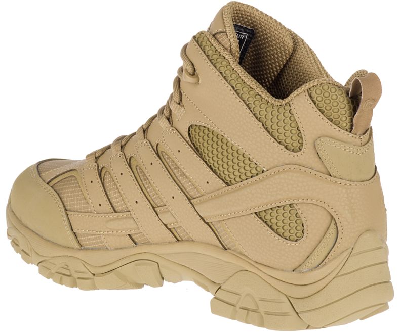 Merrell Moab 2 Mid Tactical Boot Brede Bredde Arbeidsstøvler Herre Khaki | 34542M-2WK