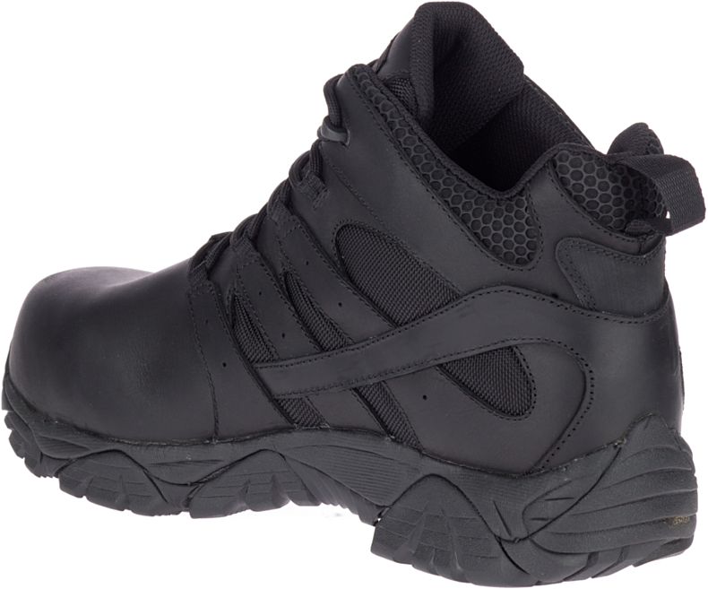 Merrell Moab 2 Mid Tactical Response Vanntette Comp Tå Arbeids Boot Arbeidsstøvler Herre Svarte | 40846M-2WB