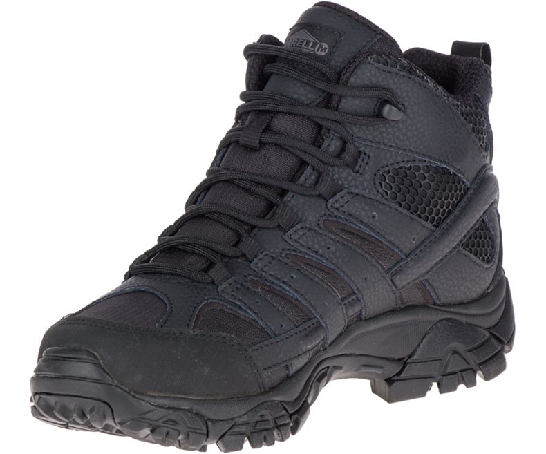 Merrell Moab 2 Mid Tactical Vanntette Boot Arbeidsstøvler Dame Svarte | 31173W-1WB