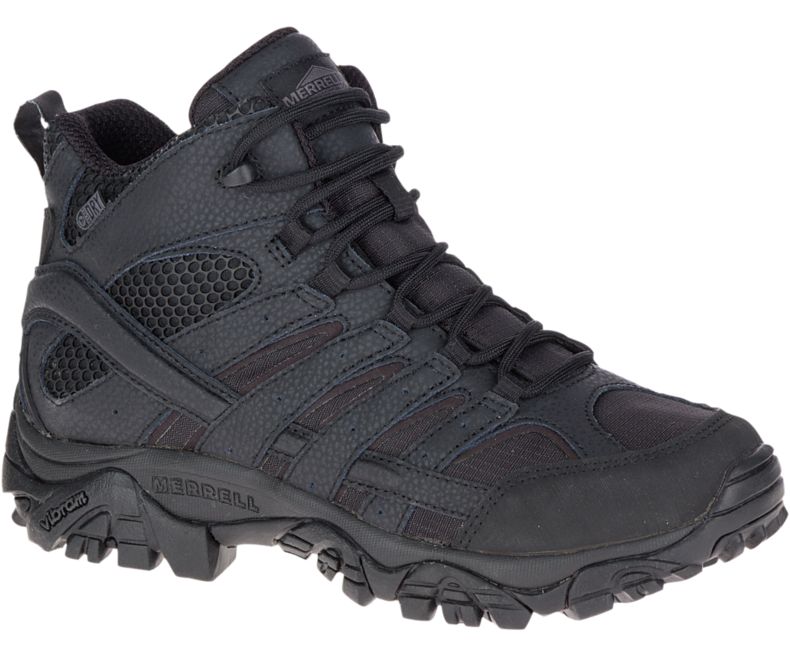 Merrell Moab 2 Mid Tactical Vanntette Boot Arbeidsstøvler Dame Svarte | 31173W-1WB