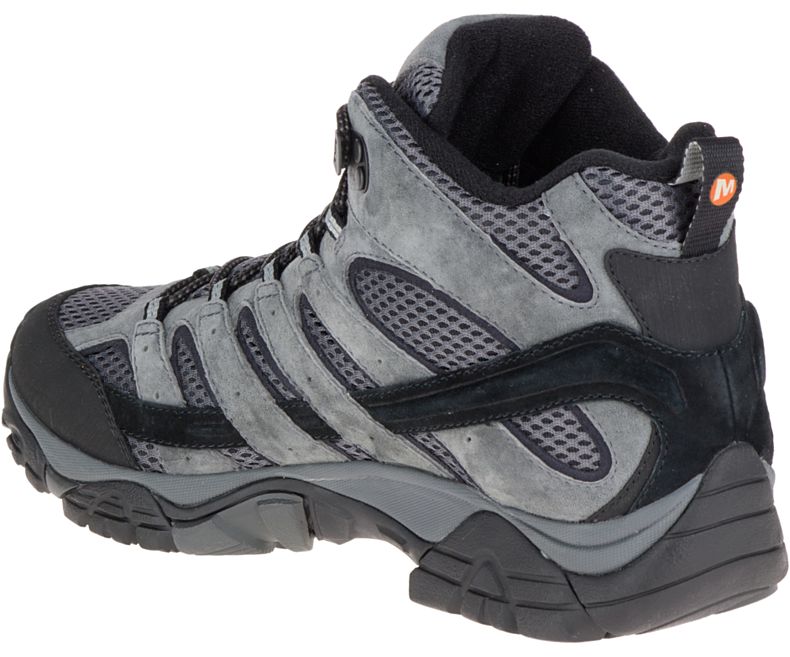 Merrell Moab 2 Mid Vanntette Brede Bredde Fjellsko Herre Mørke Grå | 27882M-2HD