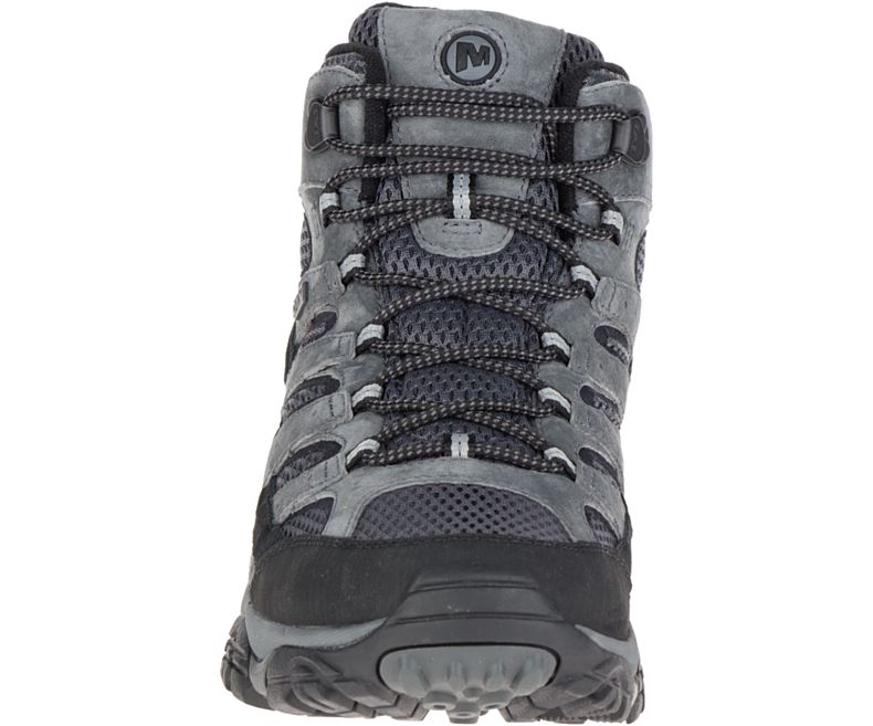 Merrell Moab 2 Mid Vanntette Brede Bredde Gåsko Herre Mørke Grå | 27882M-2WD