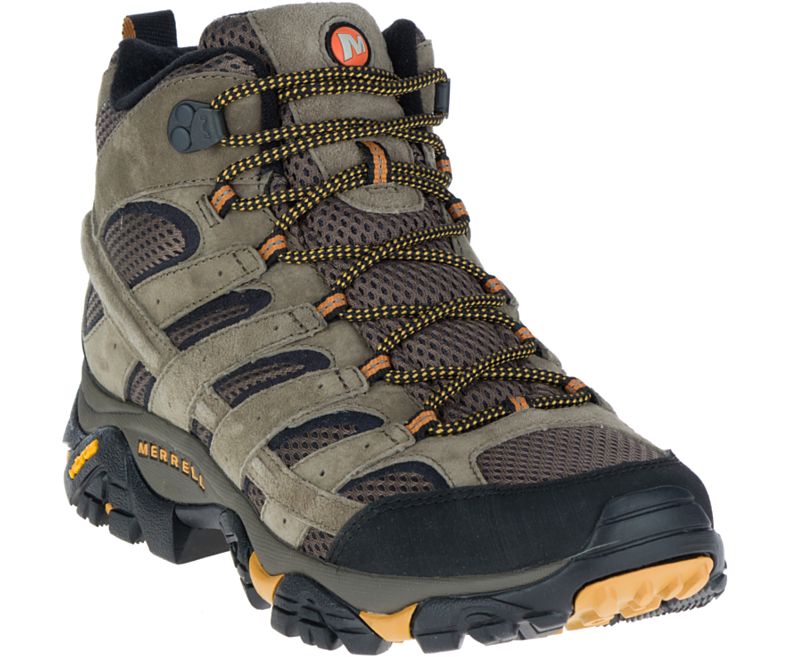 Merrell Moab 2 Mid Ventilator Brede Bredde Fjellsko Herre Olivengrønne | 27936M-2HO