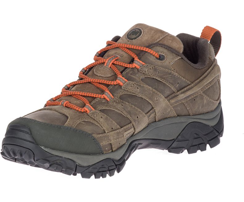 Merrell Moab 2 Prime Brede Bredde Fjellsko Herre Mørke Khaki | 40784M-2HD