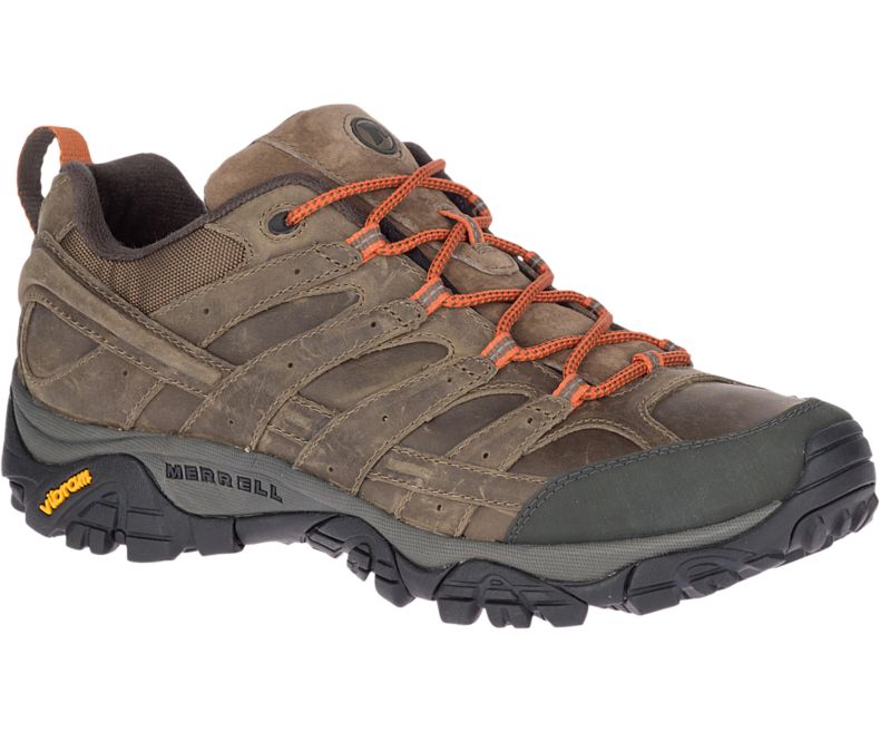 Merrell Moab 2 Prime Brede Bredde Fjellsko Herre Mørke Khaki | 40784M-2HD