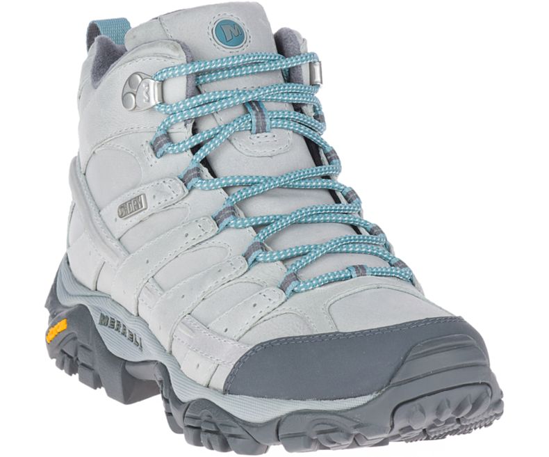 Merrell Moab 2 Prime Mid Vanntette Vanntette Sko Dame Lyse Grå | 40777W-1WL