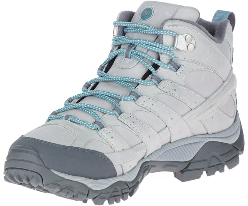 Merrell Moab 2 Prime Mid Vanntette Vanntette Sko Dame Lyse Grå | 40777W-1WL