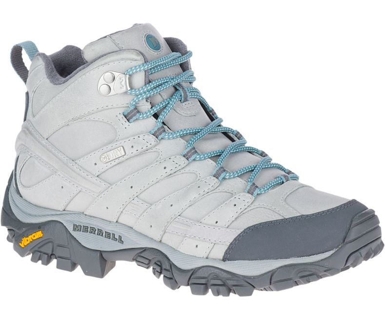 Merrell Moab 2 Prime Mid Vanntette Vanntette Sko Dame Lyse Grå | 40777W-1WL