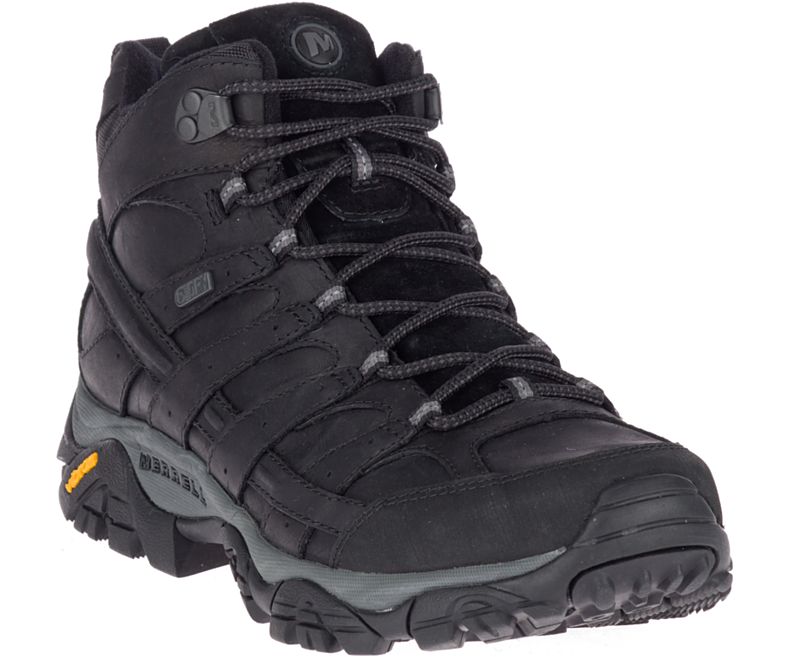 Merrell Moab 2 Prime Mid Vanntette Vanntette Sko Herre Svarte | 40778M-2WB