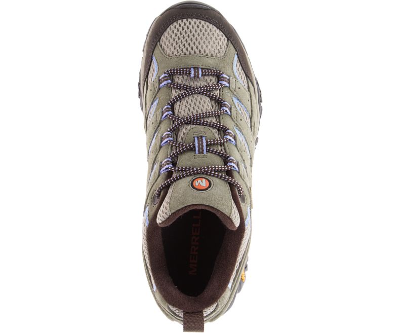 Merrell Moab 2 Vanntette Brede Bredde Fjellsko Dame Olivengrønne | 27946W-1HO