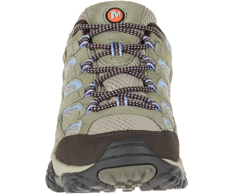Merrell Moab 2 Vanntette Brede Bredde Fjellsko Dame Olivengrønne | 27946W-1HO