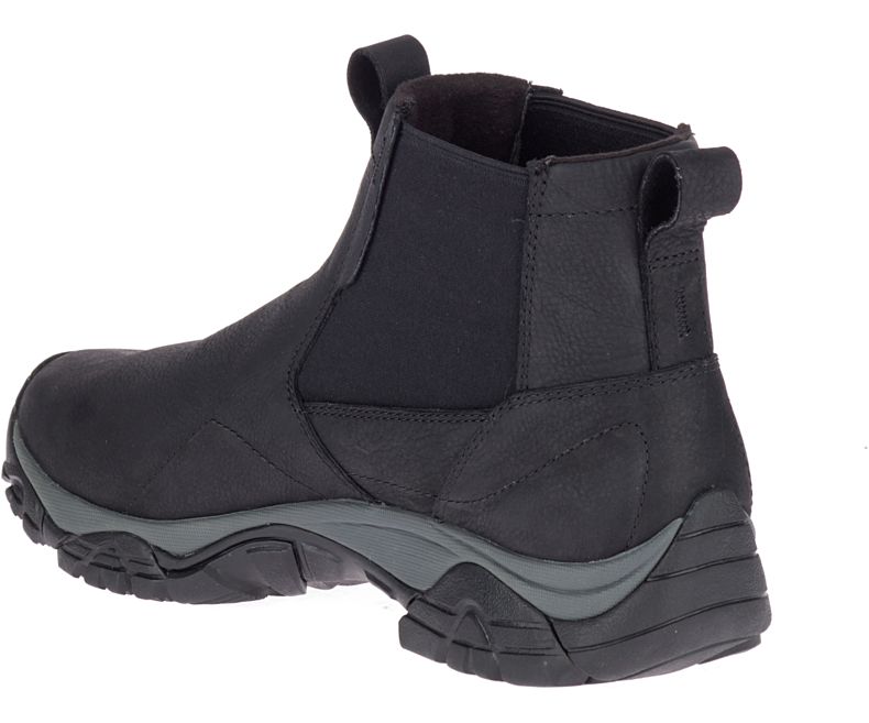 Merrell Moab Adventure Chelsea Vanntette Brede Bredde Fritidssko Herre Svarte | 41575M-2CB
