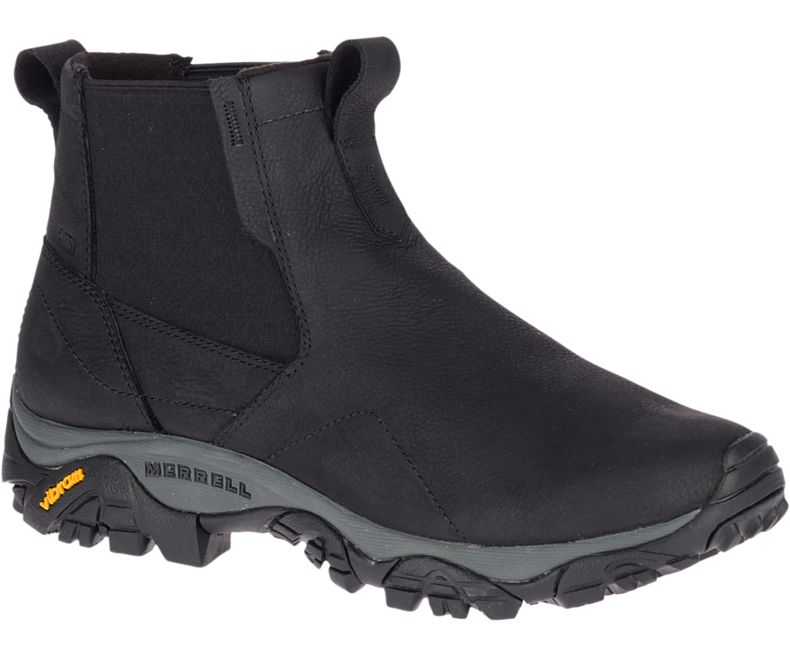 Merrell Moab Adventure Chelsea Vanntette Brede Bredde Fritidssko Herre Svarte | 41575M-2CB