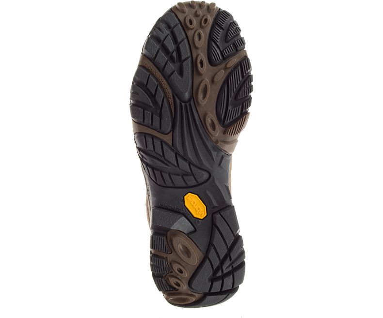 Merrell Moab Adventure Mid Vanntette Brede Bredde Fjellstøvler Herre Mørke Brune | 29624M-2HD