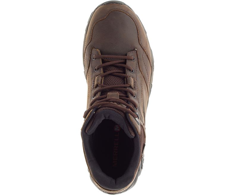 Merrell Moab Adventure Mid Vanntette Brede Bredde Fjellstøvler Herre Mørke Brune | 29624M-2HD