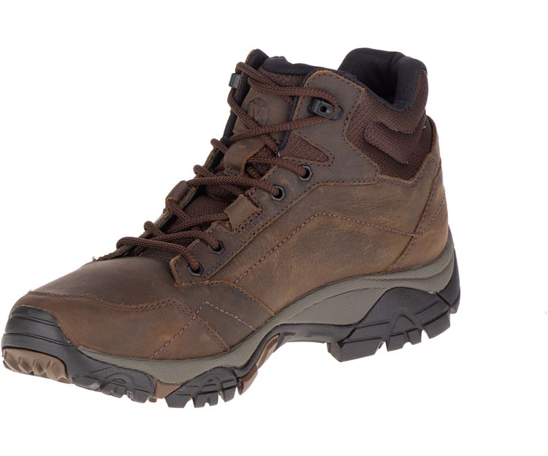 Merrell Moab Adventure Mid Vanntette Brede Bredde Fjellstøvler Herre Mørke Brune | 29624M-2HD