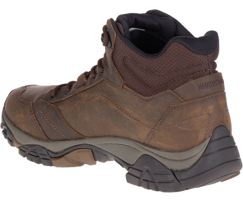 Merrell Moab Adventure Mid Vanntette Brede Bredde Fjellstøvler Herre Mørke Brune | 29624M-2HD