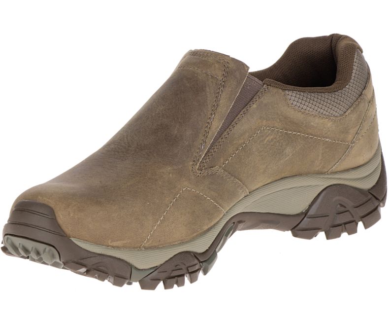Merrell Moab Adventure Moc Brede Bredde Tresko Herre Olivengrønne | 29627M-2CO