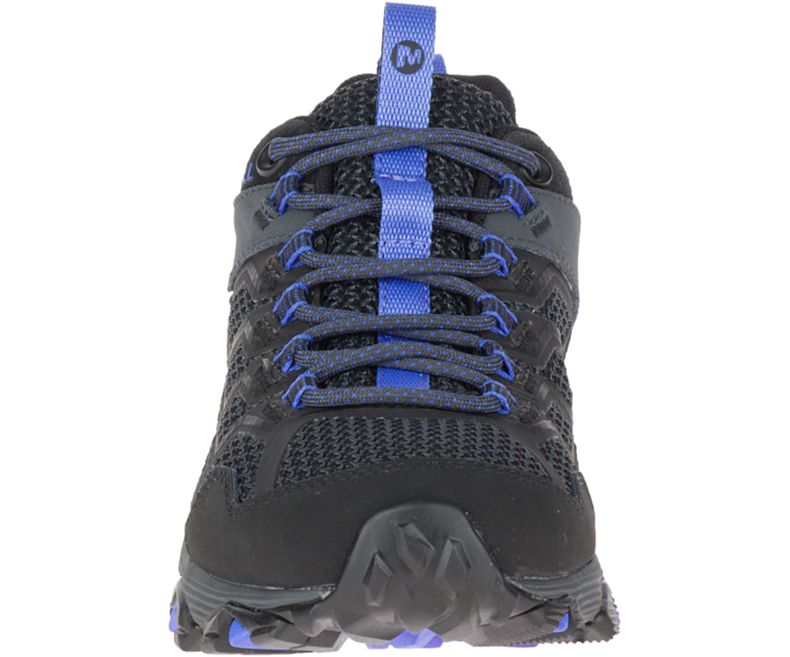 Merrell Moab FST 2 Fjellsko Dame Svarte Blå | 33190W-1HB