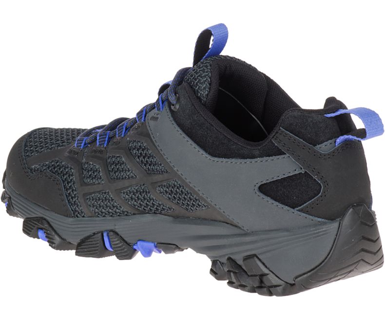 Merrell Moab FST 2 Fjellsko Dame Svarte Blå | 33190W-1HB