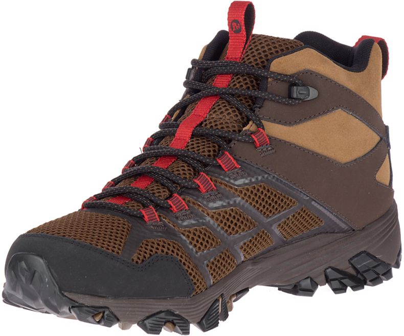 Merrell Moab FST 2 Mid Vanntette Fjellsko Herre Brune | 33185M-2HB