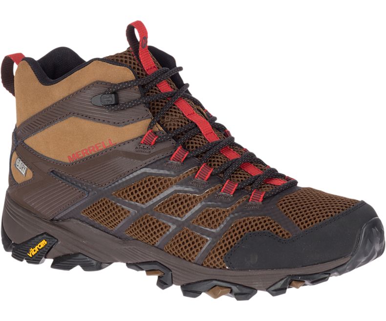 Merrell Moab FST 2 Mid Vanntette Fjellsko Herre Brune | 33185M-2HB